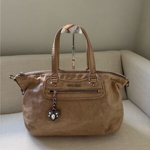 MIU MIU Vitello Tote